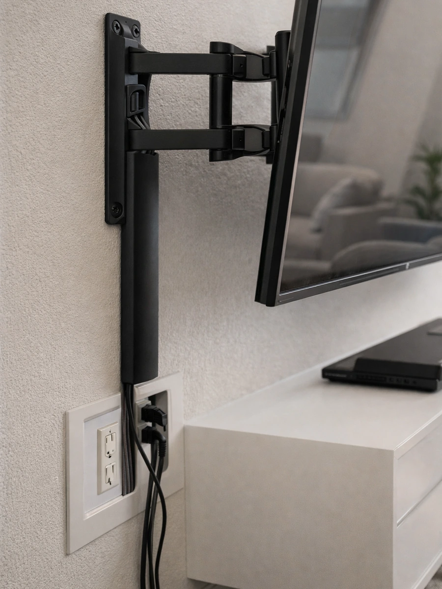 Advanced Cable Management Hidden Wire Tv Wall Mount Advanced Cable Management Hidden Wire Tv Wall Mount