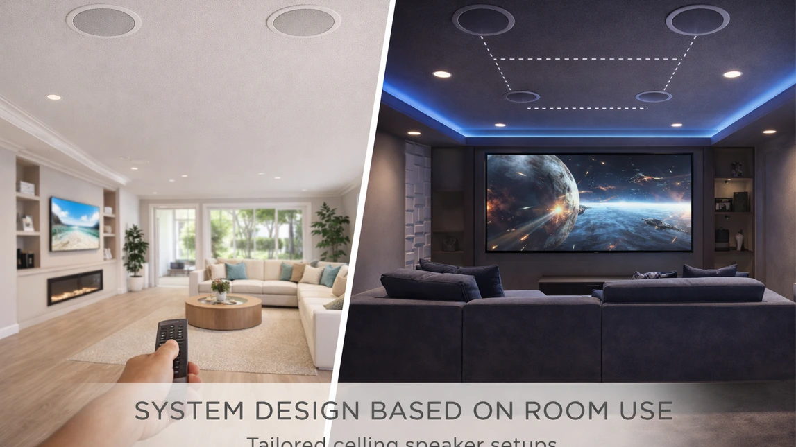 Ceiling Speaker System Design Based On Room Use