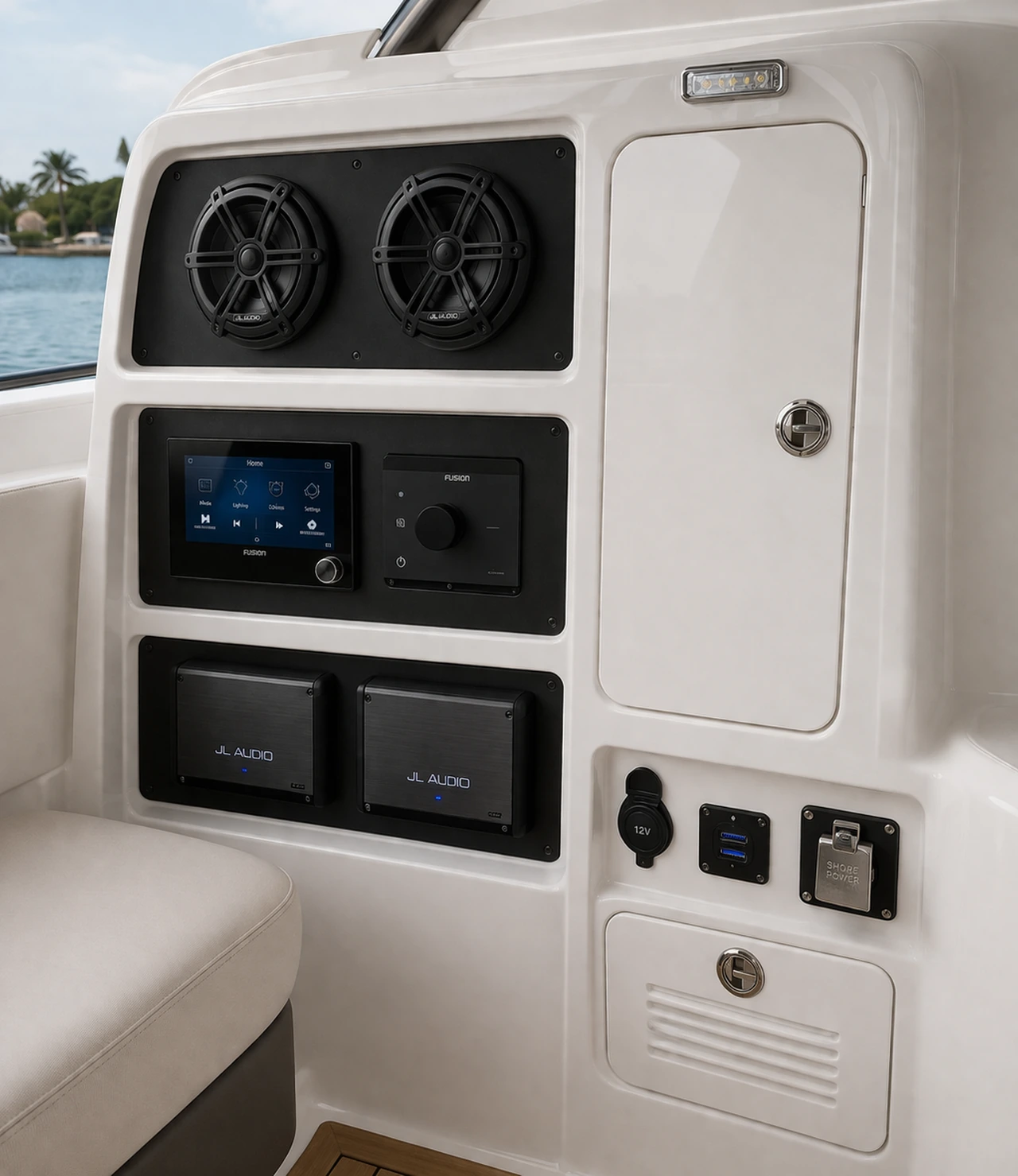 Clean Fit Finish Factory Looking Boat Installation Clean Fit Finish Factory Looking Boat Installation