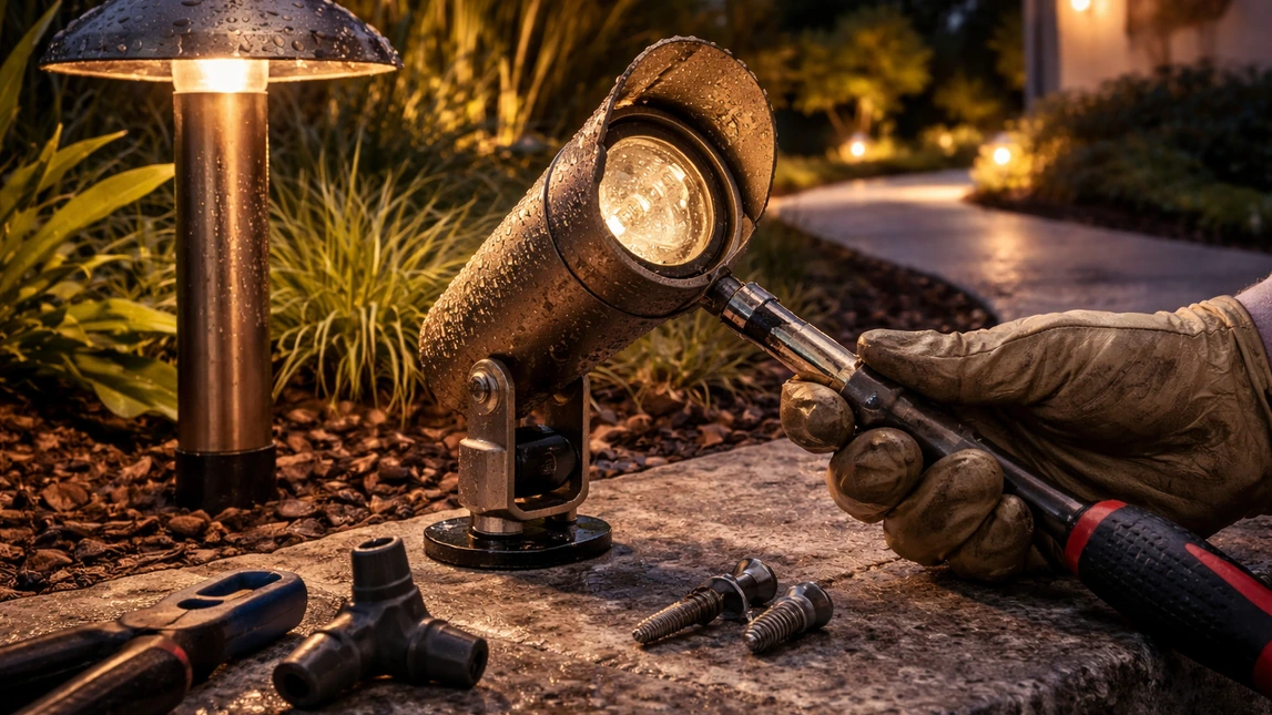 Coastal Rated Outdoor Lighting Fixtures And Serviceability