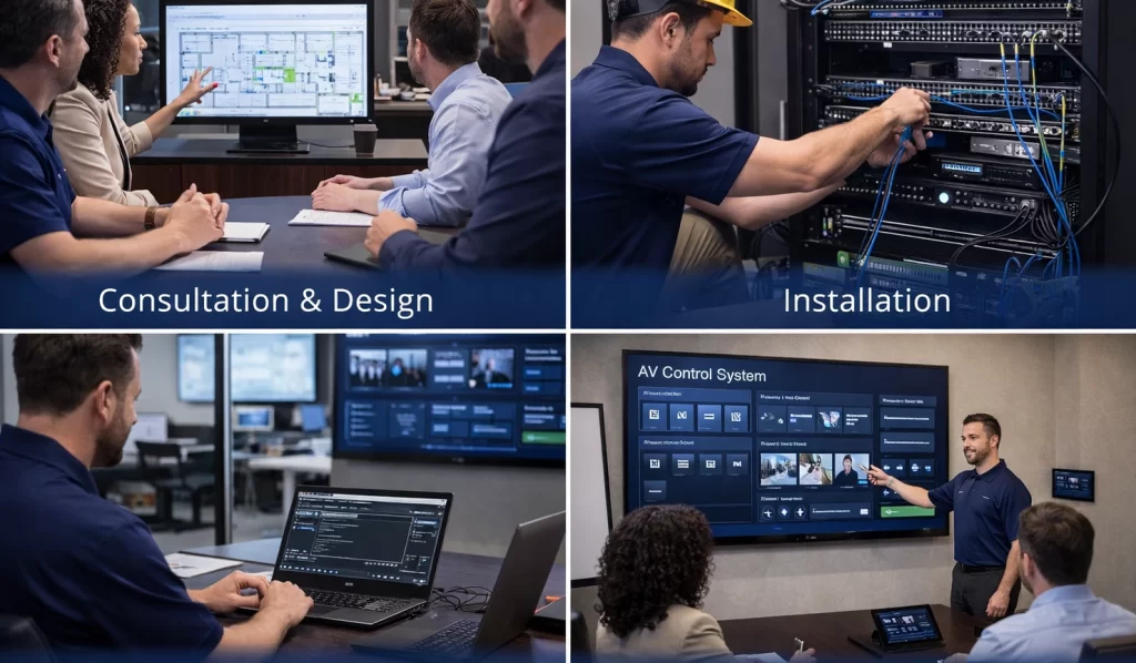 Complete Commercial Av Installation Process