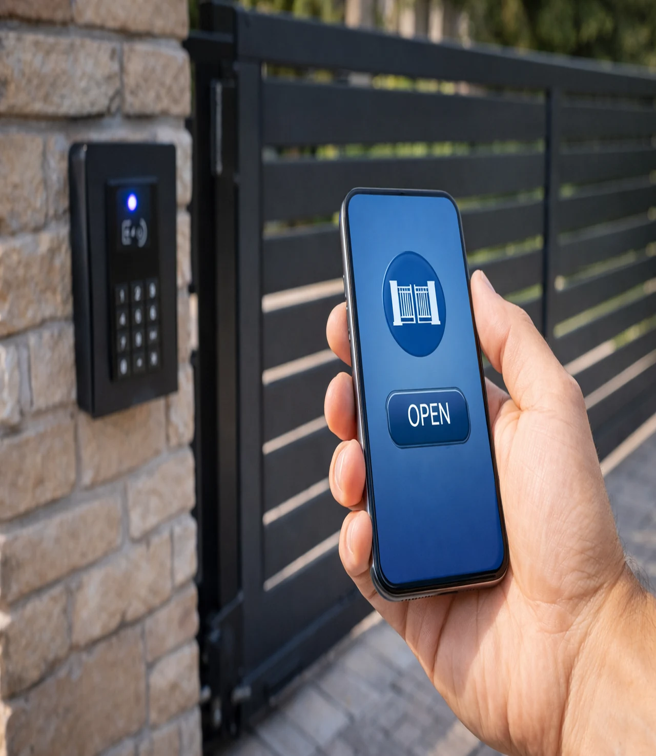 Gate Access Control Mobile Entry