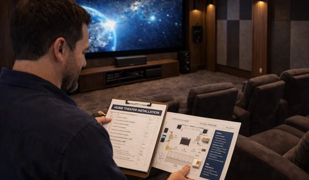 Home Theater Installation Process And System Overview