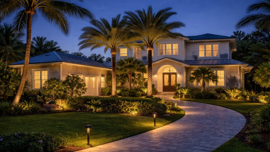 Low Voltage Led Outdoor Lighting Path And Landscape