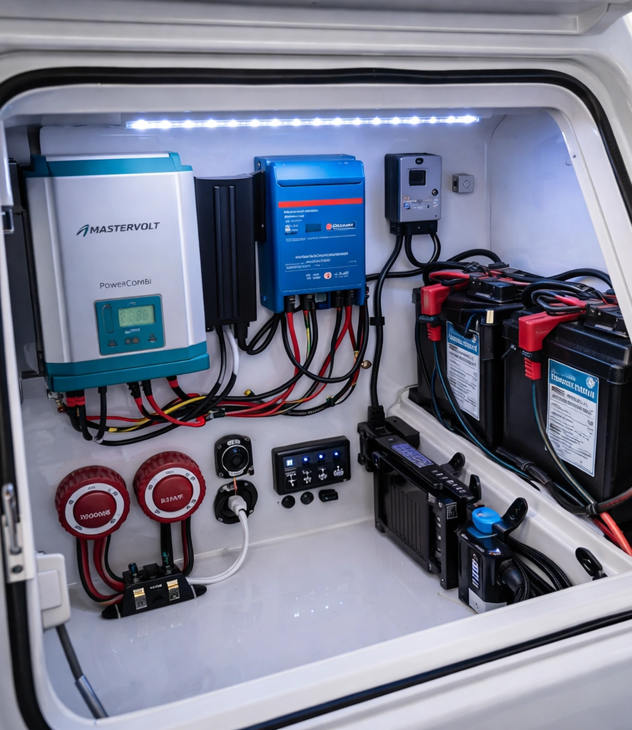 Marine Power Charging Lighting Accessory Integration Marine Power Charging Lighting Accessory Integration