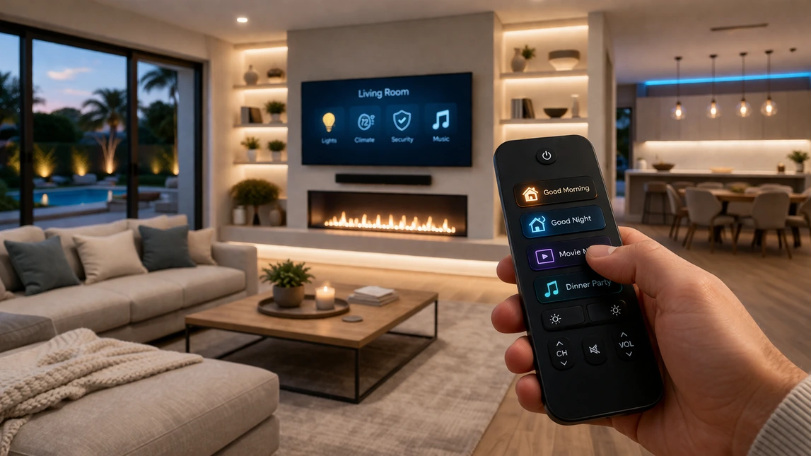 One Touch Remote Smart Home Scenes One Touch Remote Smart Home Scenes