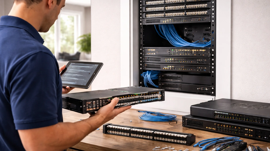 Rack Panel And Switch Selection