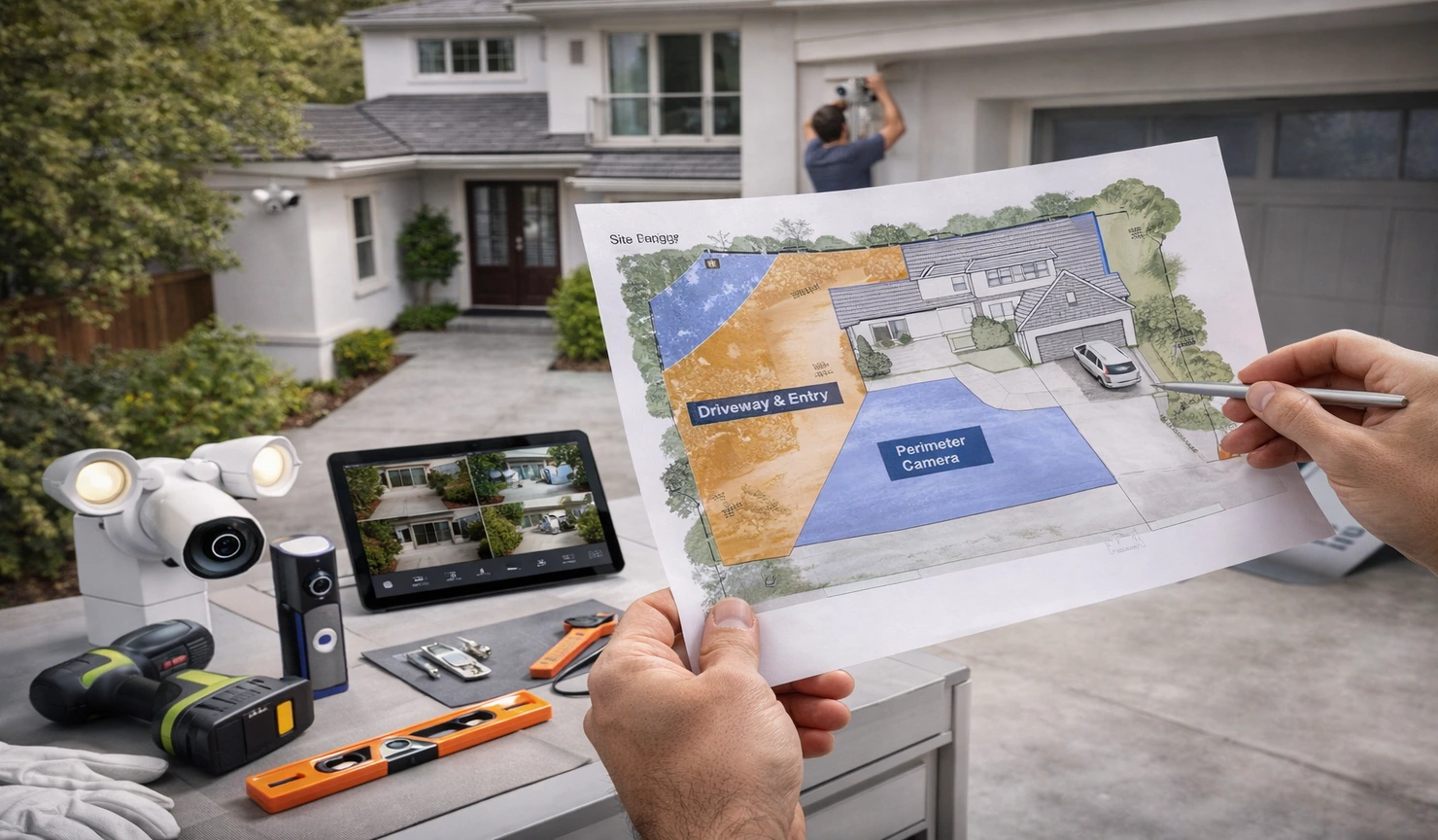 Security Camera Installation Planning And Property Coverage