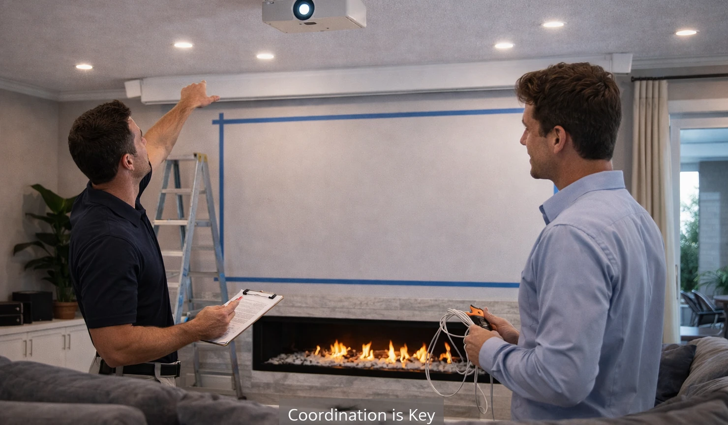 Proper Projector Screen Installation Coordination Proper Projector Screen Installation Coordination