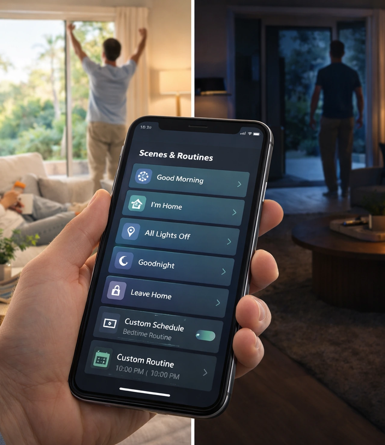 Smart Home Scenes And Routines Smart Home Scenes And Routines