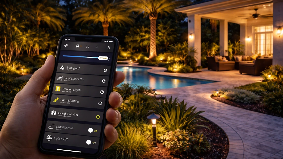 Smart Outdoor Lighting Control Scheduling And Scenes