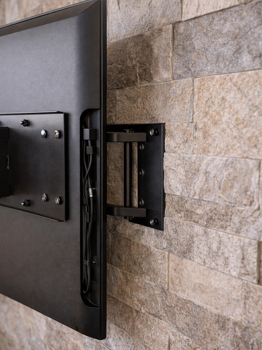 Specialty Surface Tv Wall Mounting Stone Tile Detail Specialty Surface Tv Wall Mounting Stone Tile Detail