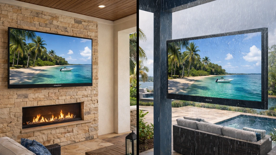 Weather Rated Outdoor Tv Selection For Covered And Open Patios Weather Rated Outdoor Tv Selection For Covered And Open Patios
