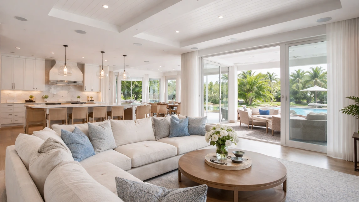 Whole Home Audio Installation Open Concept Home